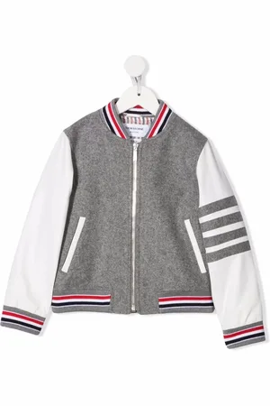 Thom Browne Stripe-print bomber jacket