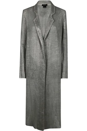 AVANT TOI Metallic single-breasted coat