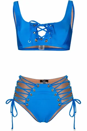 Noire Swimwear Lace-up two-piece bikini