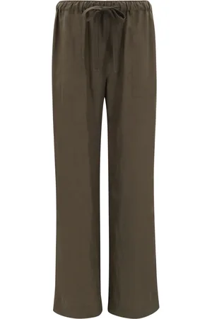 Vince Mid-rise drawstring trousers