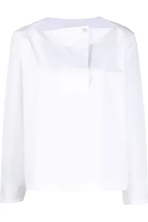Jil Sander Long-sleeved cotton blouse