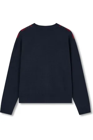 Studio Tomboy Argyle-pattern round-neck cardigan