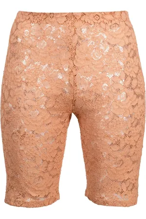 Stella McCartney Floral-lace cycling shorts