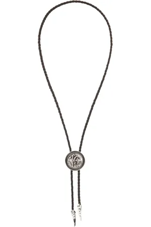 Roberto Cavalli Logo charm necklace