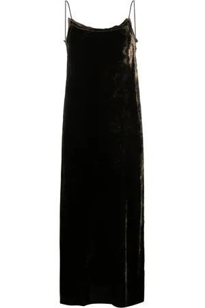 UMA WANG Velvet midi dress