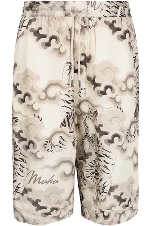Maharishi Knee-length drawstring shorts