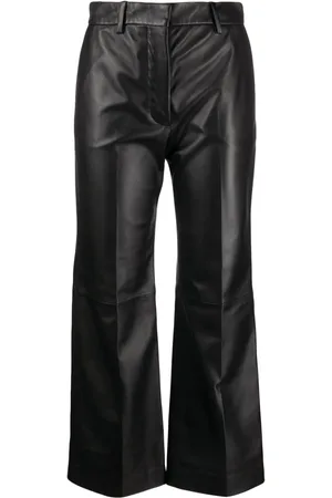 Joseph Talia leather cropped trousers