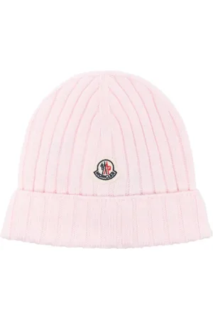 Moncler Logo-appliqu?? ribbed beanie