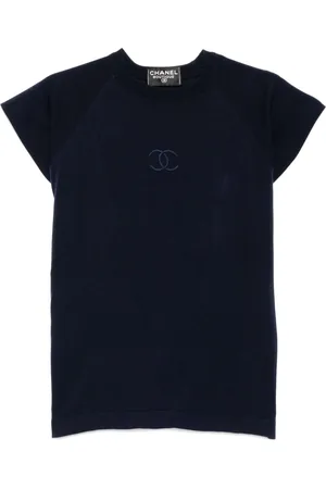 CHANEL 1990-2000s sleeveless knitted top