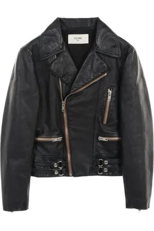 Céline 2010s leather jacket