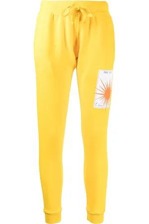 LA DETRESSE Logo-patch cotton-blend track trousers