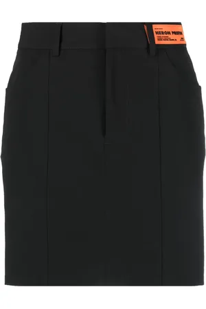 Heron Preston Logo-patch mini skirt