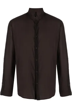 TRANSIT Band-collar button-up shirt