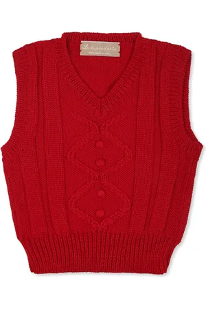 LA STUPENDERIA Cable-knit wool vest
