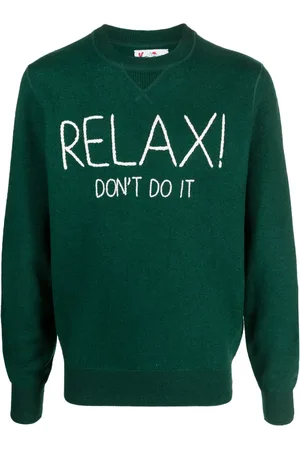 MC2 SAINT BARTH Slogan-embroidered wool jumper
