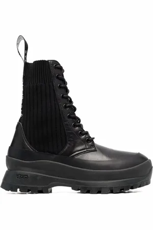 Stella McCartney Trace lace-up combat boots