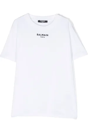 Balmain Logo-embroidered cotton T-shirt