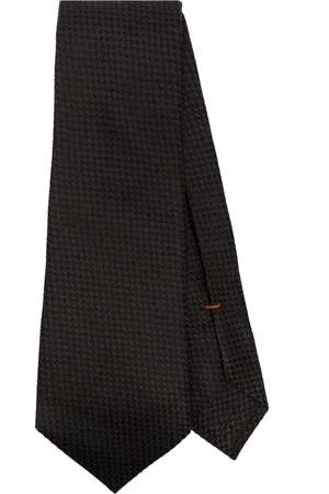 Ermenegildo Zegna Patterned-jacquard tie