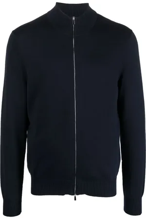 Malo Long-sleeve zip-up sweatshirt