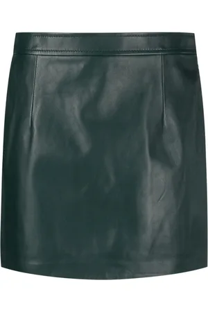 Marni High-waist mini leather skirt