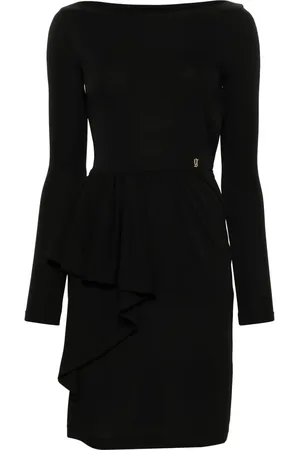 John Galliano 2010 boat-neck midi dress