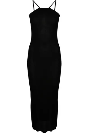 Rick Owens Skorpio fine-ribbed maxi dress