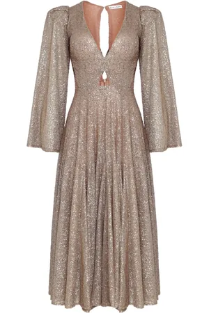 Lethicia Bronstein Carol Dieckmann glitter-detail midi dress