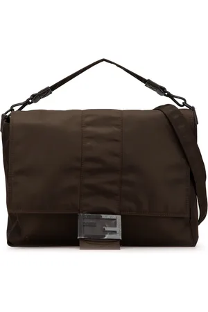 Fendi 2000-2024 Large Econyl Nylon Baguette satchel