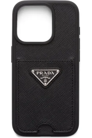 Prada Triangle logo iPhone 15 Pro case