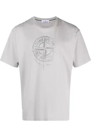 Stone Island Compass-print cotton T-shirt