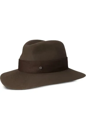 Le Mont St Michel Henrietta logo-charm fedora hat
