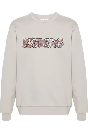 Iceberg Embroidered-floral logo sweatshirt