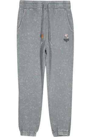 Musium Div. Logo-embroidered cotton track pants