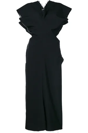 Comme des Garçons Raw edge peplum dress