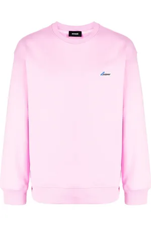We11 Done Logo-patch cotton sweatshirt