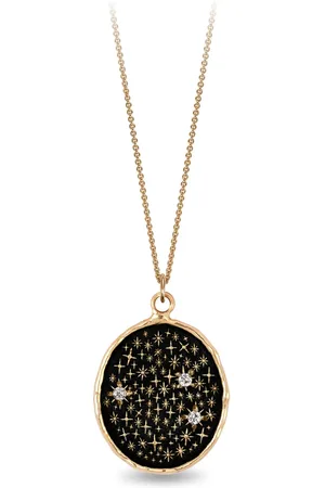 Pyrrha 14K yellow We Are Stardust Talisman diamond pendant necklace
