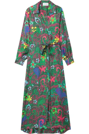 AZ FACTORY Motly paisley wrapped dress