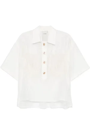 RAME Fringe-detail shirt