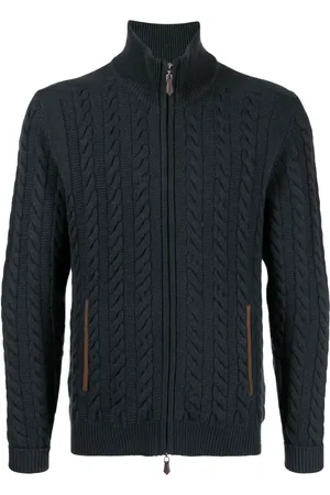 N.PEAL The Richmond zip-fastening cardigan