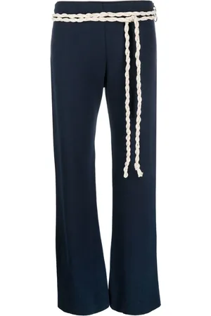 Rosie Assoulin Rope-detail straight trousers