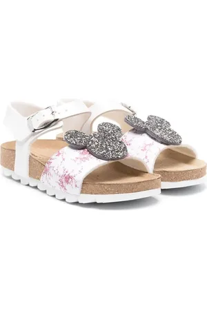 Moa X Disney glitter-appliqué sandals