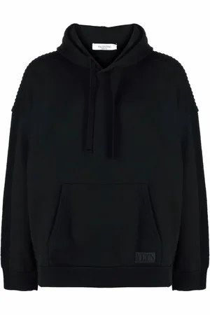 VALENTINO GARAVANI Panelled knitted hoodie