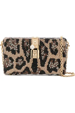 Dolce & Gabbana Dolce Box rhinestone-embellished clutch bag