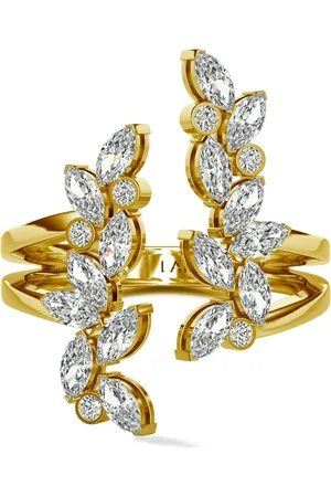 Lark & Berry 18kt yellow Veto Open Petal diamond ring