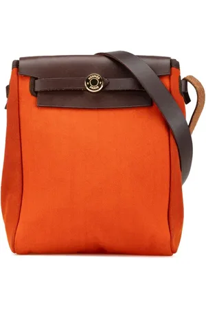 Hermès 2004 Toile Herbag TPM crossbody bag