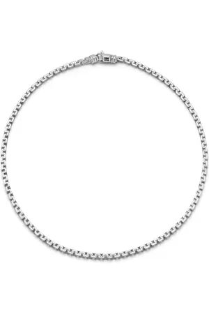 Mateo Sterling Square Link necklace