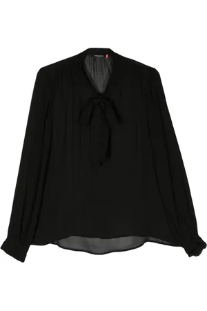 Scotch&Soda Semi-sheer crepe blouse