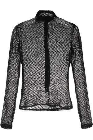 Atu Body Couture Open-knit sheer top