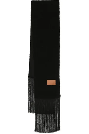 FORTE FORTE Fringed knitted scarf