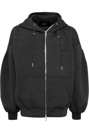 SONGZIO Dusky-paint zip-up hoodie